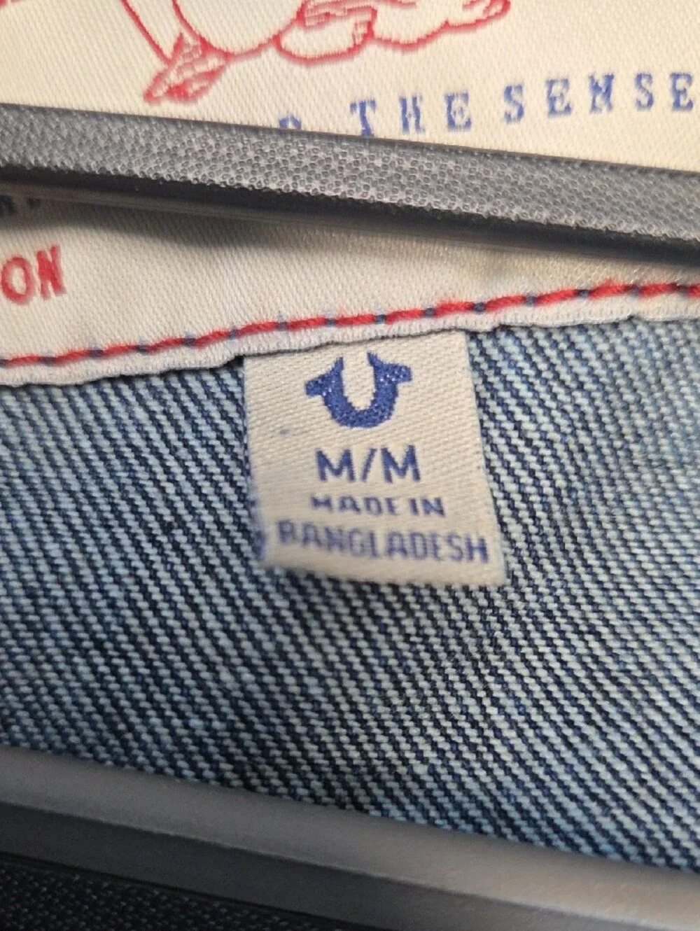 True Religion Men's Classic Blue Denim Jacket Size M
